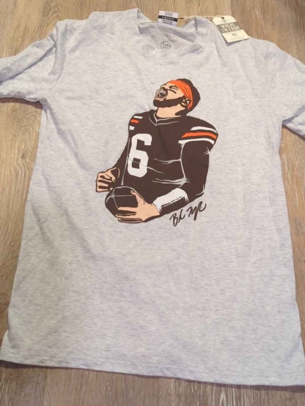 Where I'm From Baker Mayfield Cleveland Browns T-shirt new